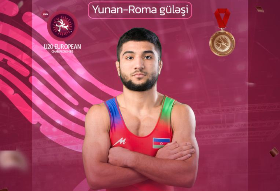 Azərbaycan güləşçisi Avropa üçüncüsü olub