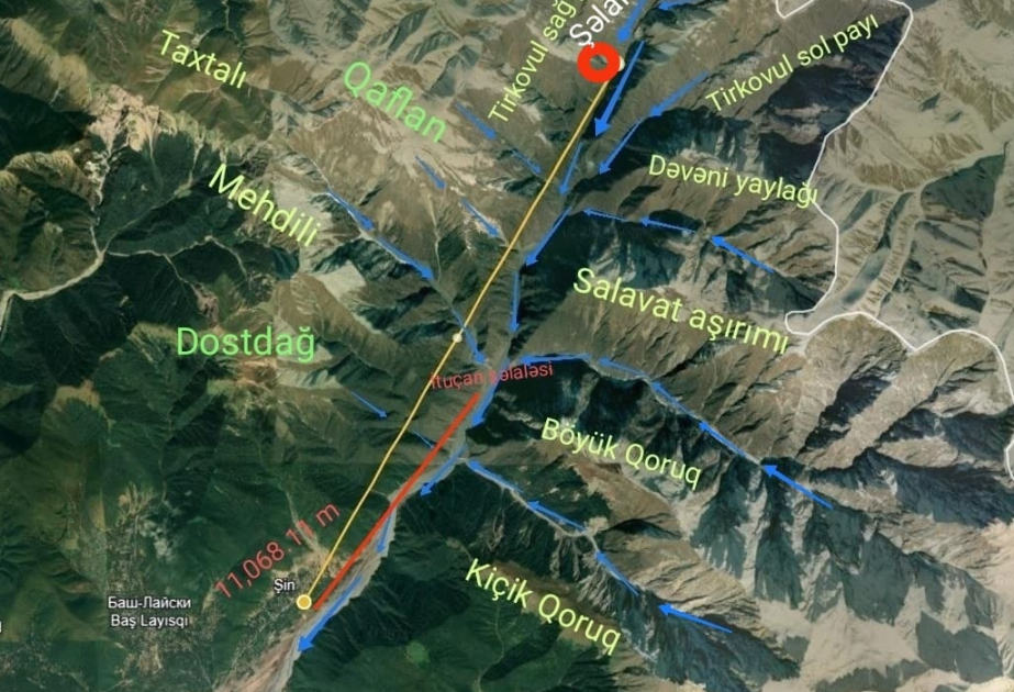 AMEA-nın Şəki Regional Elmi Mərkəzinin əməkdaşları tərəfindən yeni şəlalə qeydə alınıb