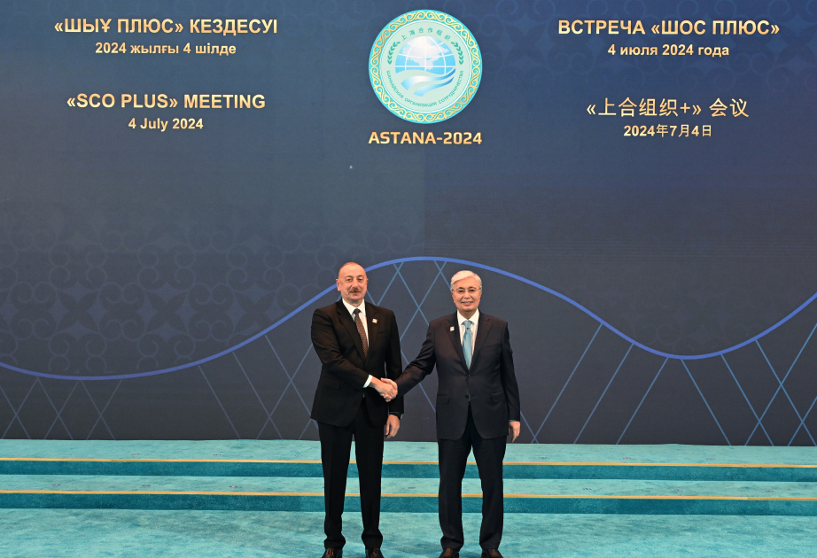 Präsident Ilham Aliyev nimmt am Treffen im „SCO plus“-Format in Astana teil  VIDEO