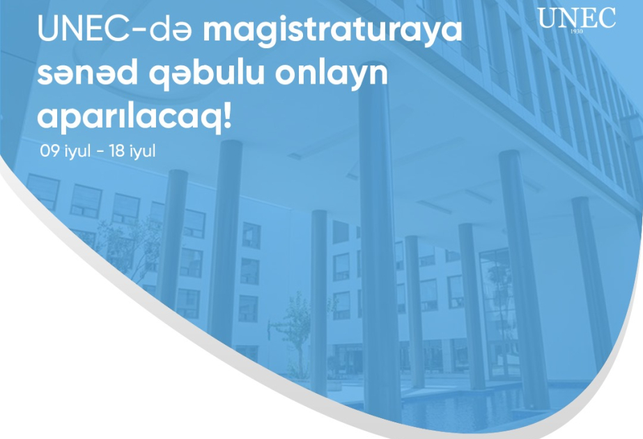 UNEC magistraturaya qəbul olanlara müraciət edib