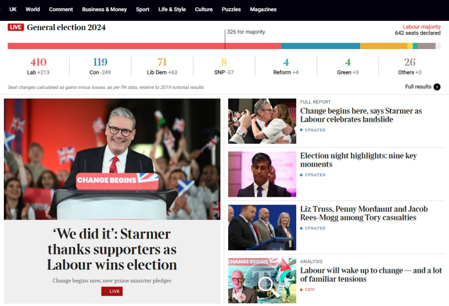 Кир Стармер: Мы это сделали!