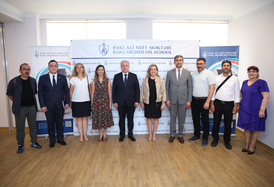 Delegation from Erbakır Science High School visits Baku Higher Oil School