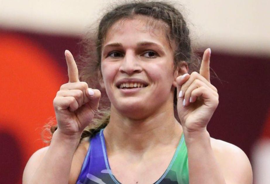 Azerbaijani female wrestler crowned European champion