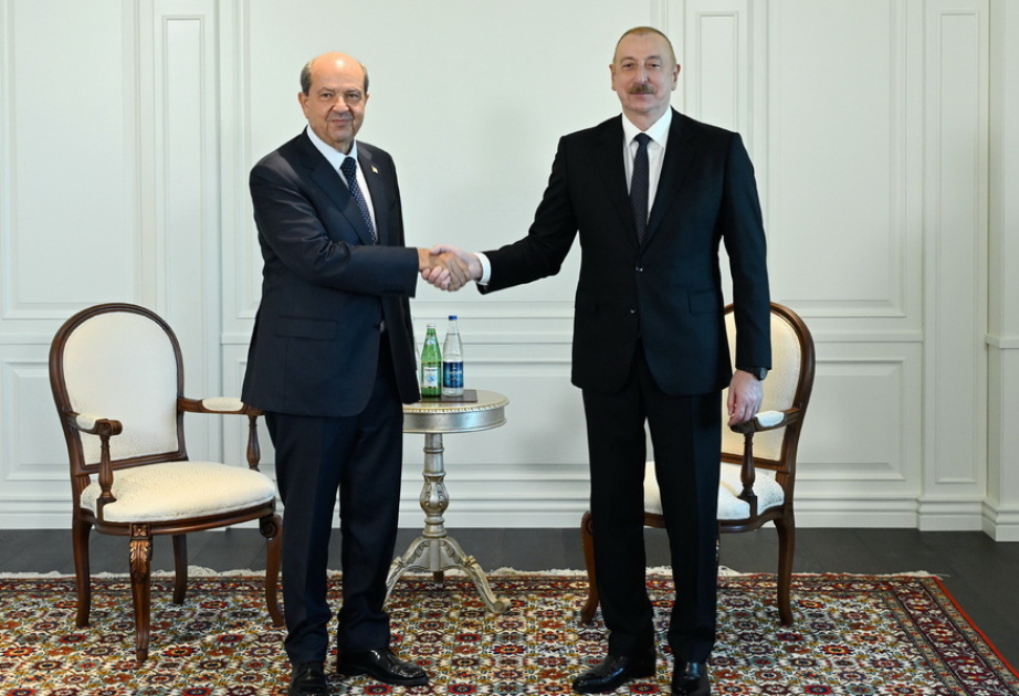 Prezident İlham Əliyev Şuşada Şimali Kipr Türk Cümhuriyyətinin Prezidentini qəbul edib  YENİLƏNİB VİDEO