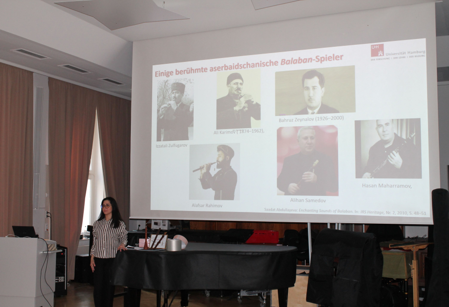 Hamburq Universitetində Azərbaycanın qədim nəfəs alətləri haqqında mühazirə dinlənilib