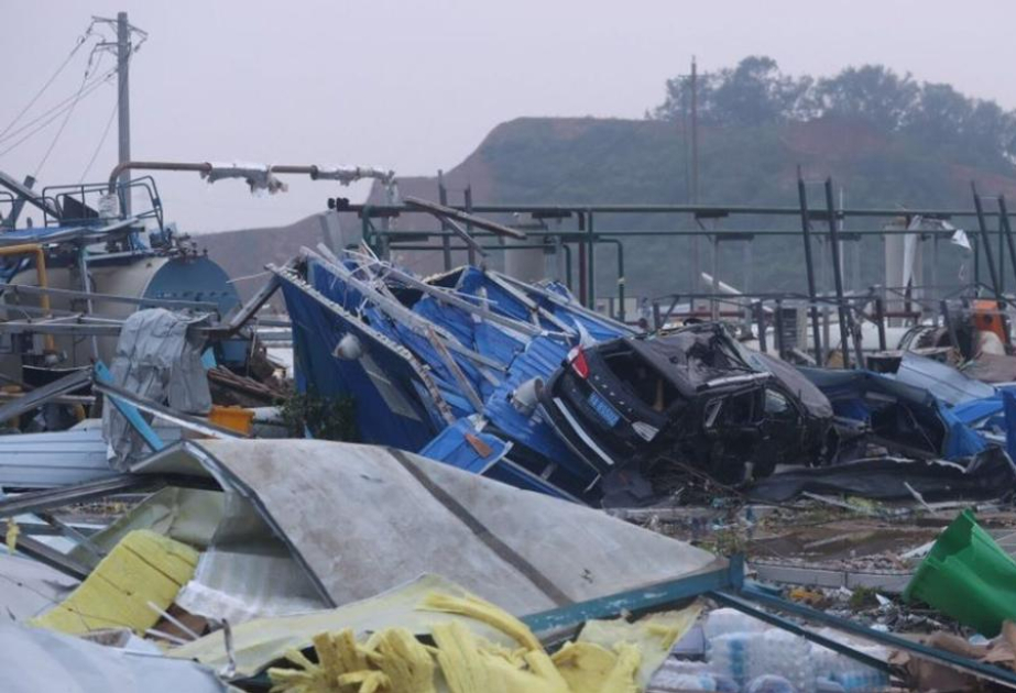 Çində tornado: 1 nəfər ölüb, 79 nəfər xəsarət alıb