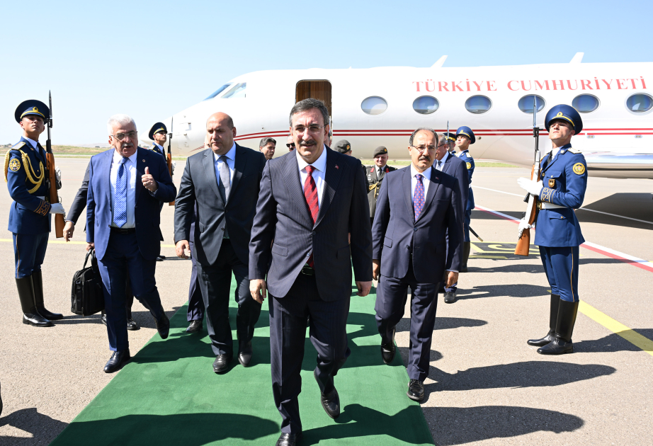 Türkischer Vizepräsident Cevdet Yilmaz zu Besuch in Aserbaidschan