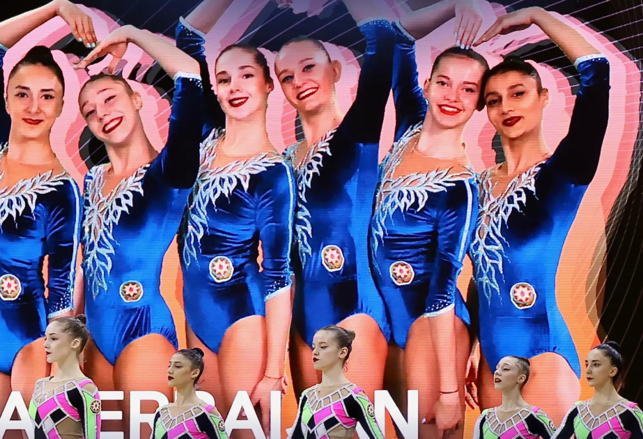 Azerbaijani rhythmic gymnasts win gold medal in Spain