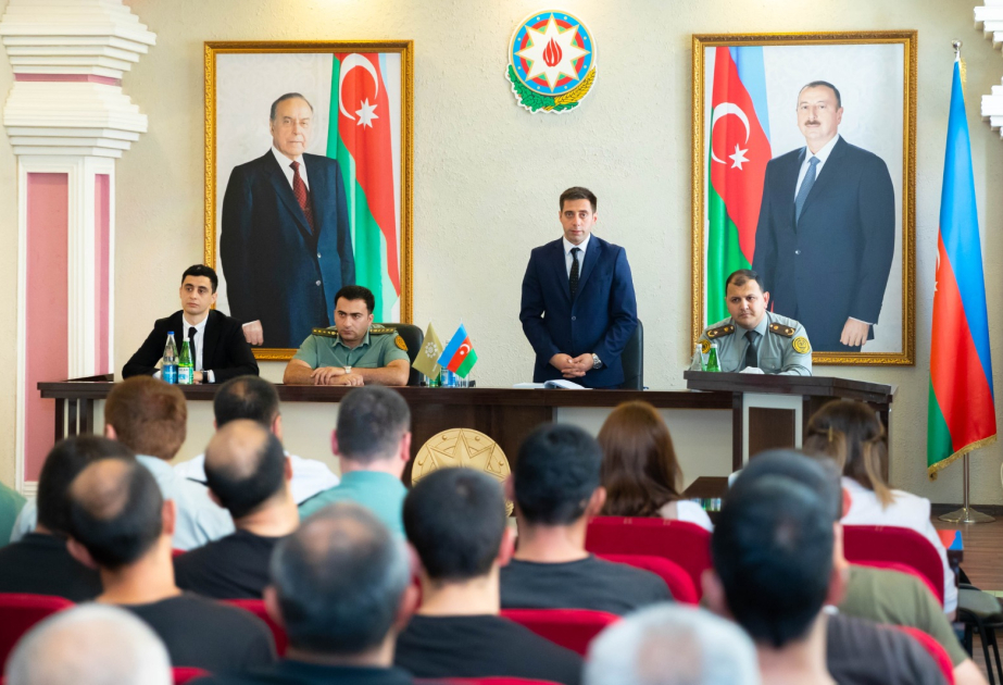 Cəza çəkməkdən azad edilmiş şəxslərin sosial mühitə adaptasiyası məqsədilə növbəti görüş keçirilib