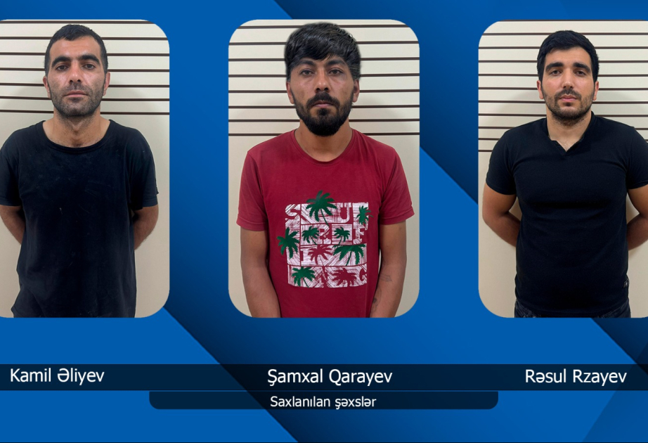 Ödəmə terminalını oğurlayıb hadisə yerini tərk edən zaman qəzaya düşən şəxslər polislər tərəfindən saxlanılıb VİDEO