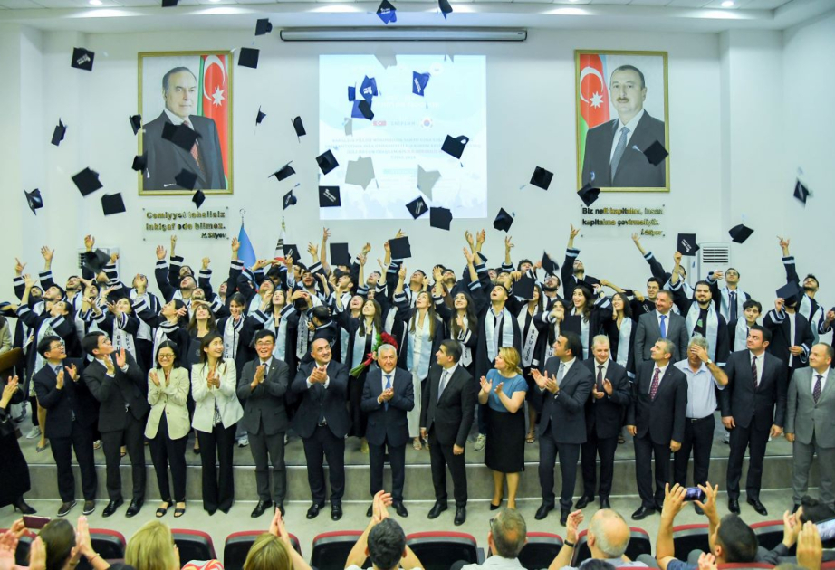 BMU-INHA ikili diplom proqramını başa vuran tələbələrin “Məzun günü” keçirilib