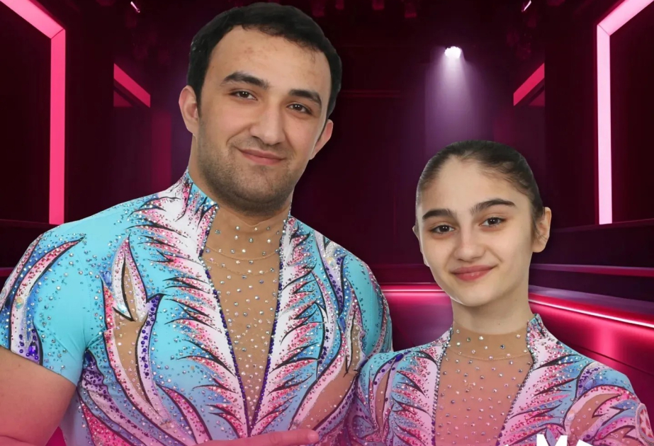 Aserbaidschanische Turner holen 3 Gold und 1 Silber beim Turin Acro Cup in Italien