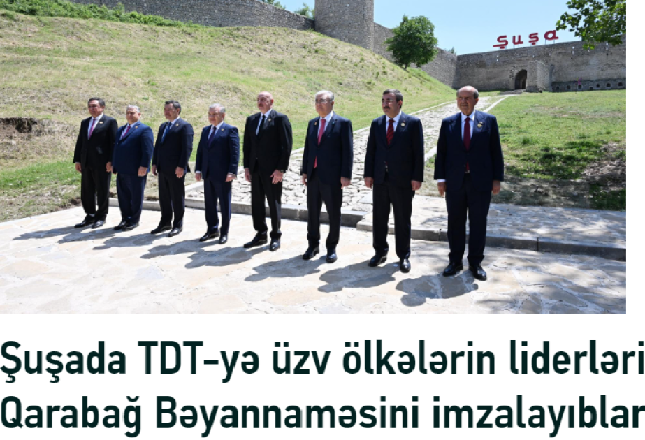 Gürcüstan portalında Şuşa Bəyannaməsi barədə material dərc olunub