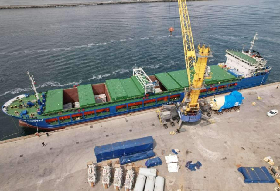 "Uzeyir Hajibeyli" vessel to deliver necessary equipment from Türkiye to Azerbaijan for new power station built in Mingachevir
