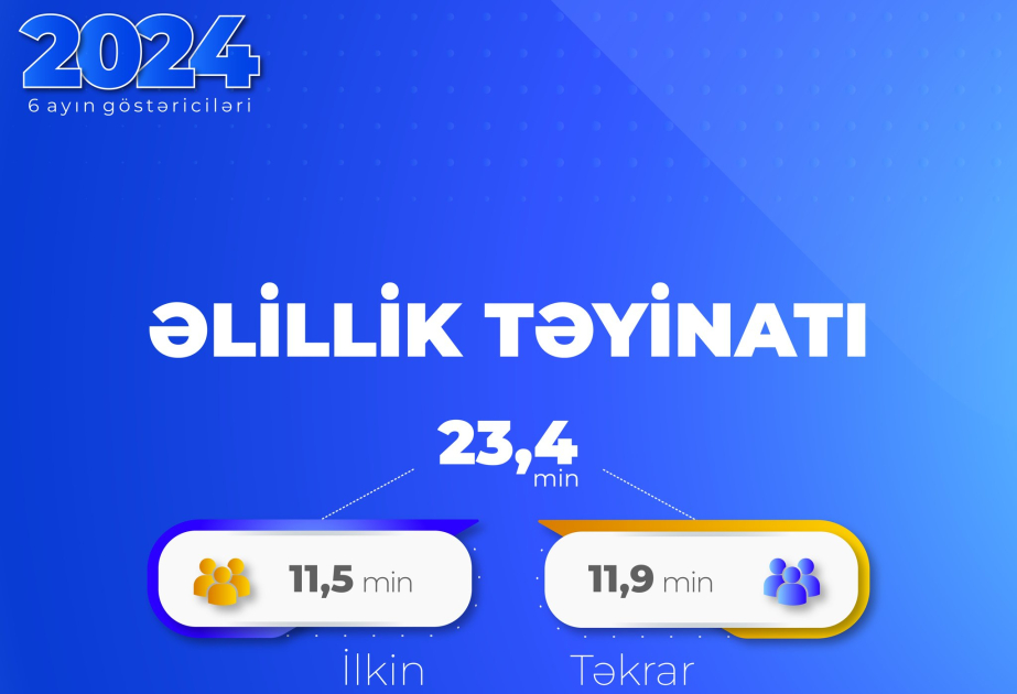 Son altı ayda 23 mindən çox şəxsə əlillik təyin olunub