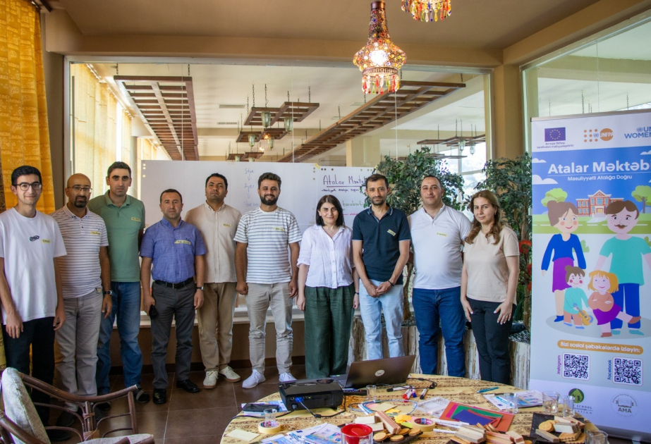 “Atalar məktəbi – məsuliyyətli atalığa doğru” layihəsi çərçivəsində təlimlər keçirilib