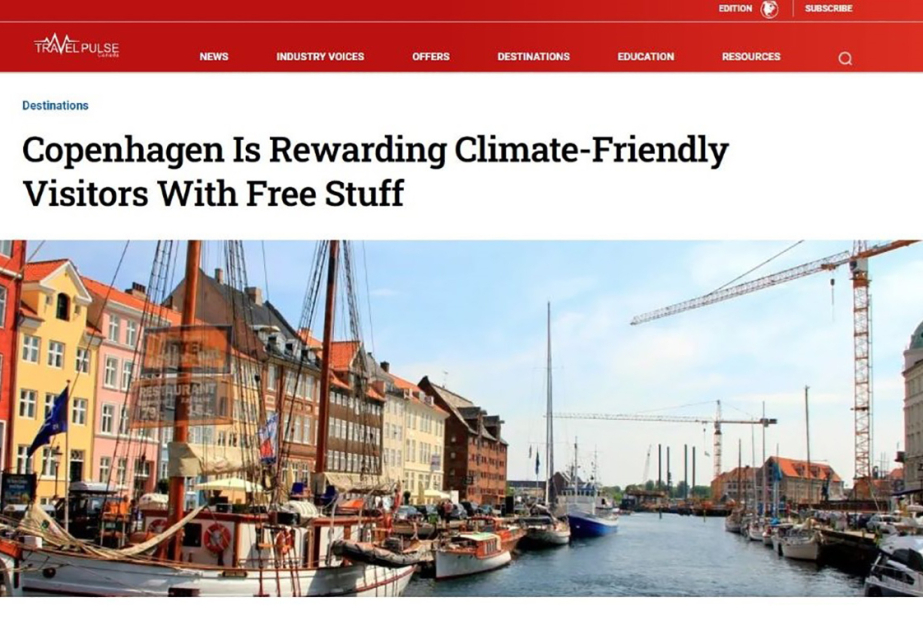 Kopenhagen “nümunəvi” turistləri həvəsləndirmək qərarına gəlib