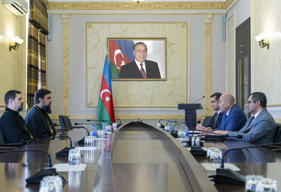 Bakı və Azərbaycanın Yepiskopu Aleksiy Dövlət Komitəsində olub