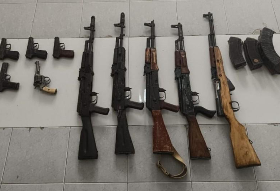DİN: Ötən gün 2 tüfəng və 1 tapança təhvil götürülüb