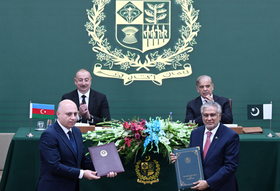 Ceremony to exchange documents signed between Azerbaijan and Pakistan was held in Islamabad VIDEO