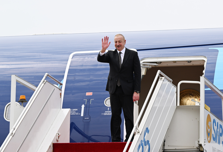 President of Azerbaijan Ilham Aliyev completed his state visit to ...