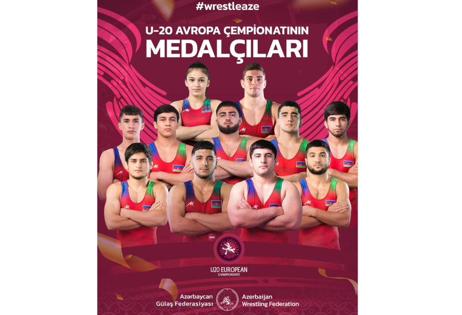 Los luchadores azerbaiyanos ganan 80 medallas en los Campeonatos de Europa este año