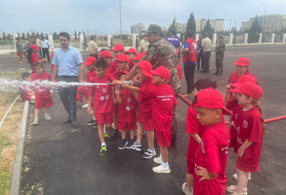 FHN-in Sumqayıt Regional Mərkəzində şəhid və qazi övladları üçün “Açıq qapı” günü
