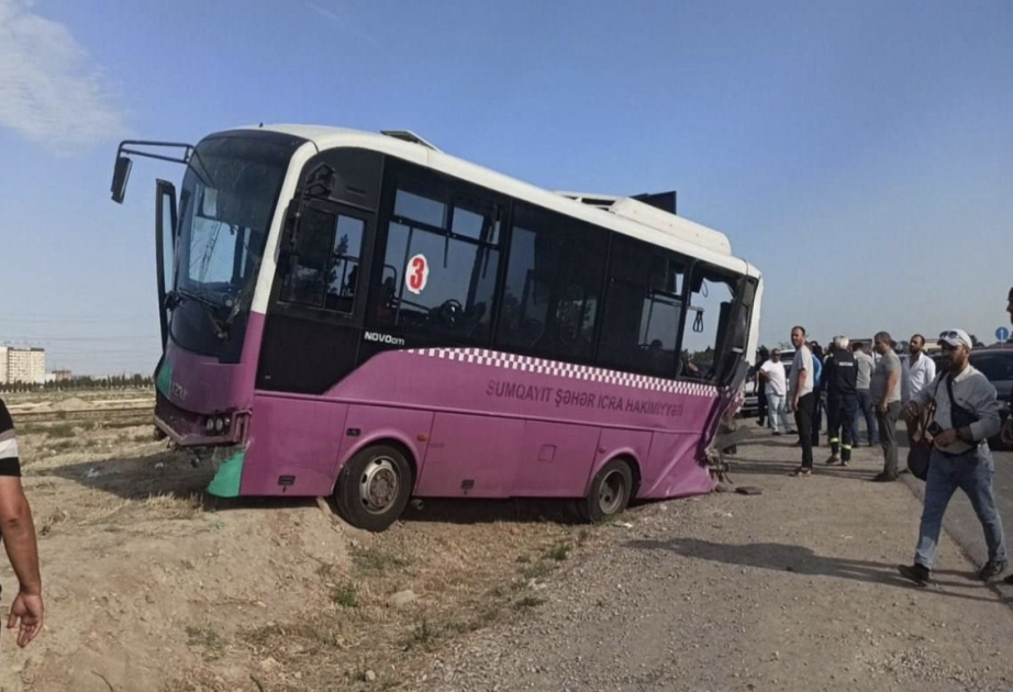 Sumqayıtda baş verən yol qəzasında yaralananlardan birinin vəziyyəti ağırdır