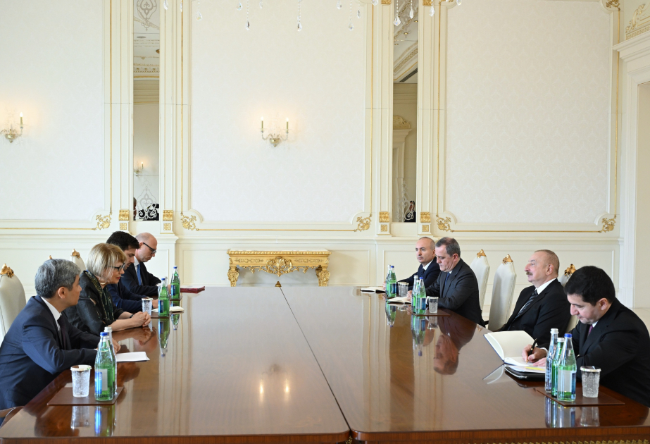 Le président azerbaïdjanais reçoit la secrétaire générale de l’OSCE MIS A JOUR VIDEO