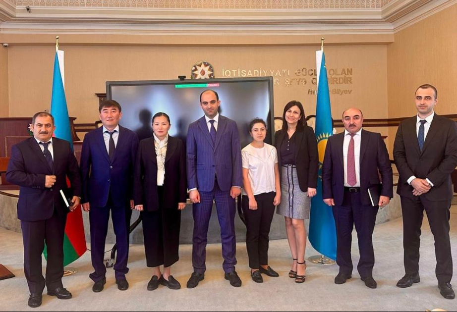 Qazaxıstan Ali Audit Palatası ilə dövlət investisiyalarının auditi mövzusunda təcrübə mübadiləsi aparılıb