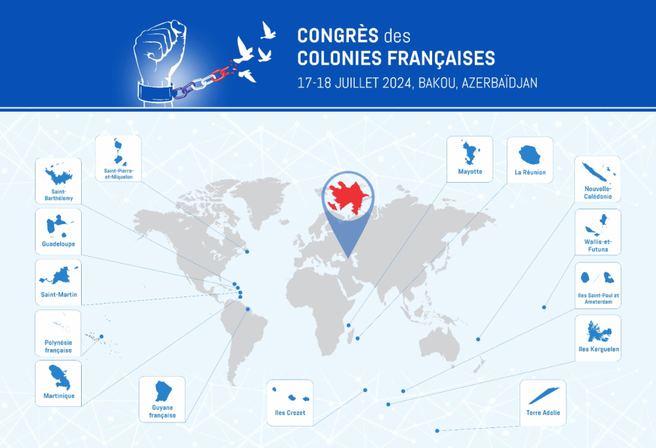 Bakú acogerá el Congreso de los Movimientos por la Independencia de las colonias francesas
