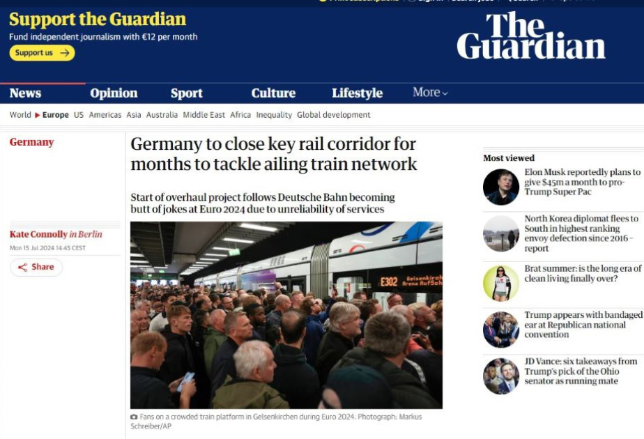 Germany's rail system gets major overhaul
