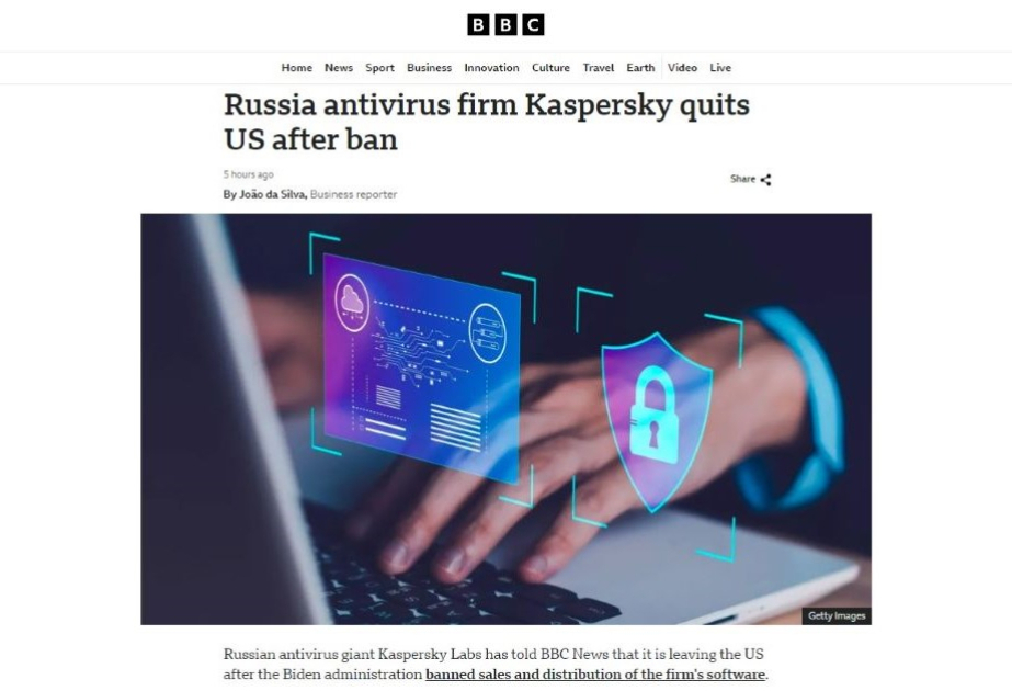 Russia antivirus firm Kaspersky quits US after ban