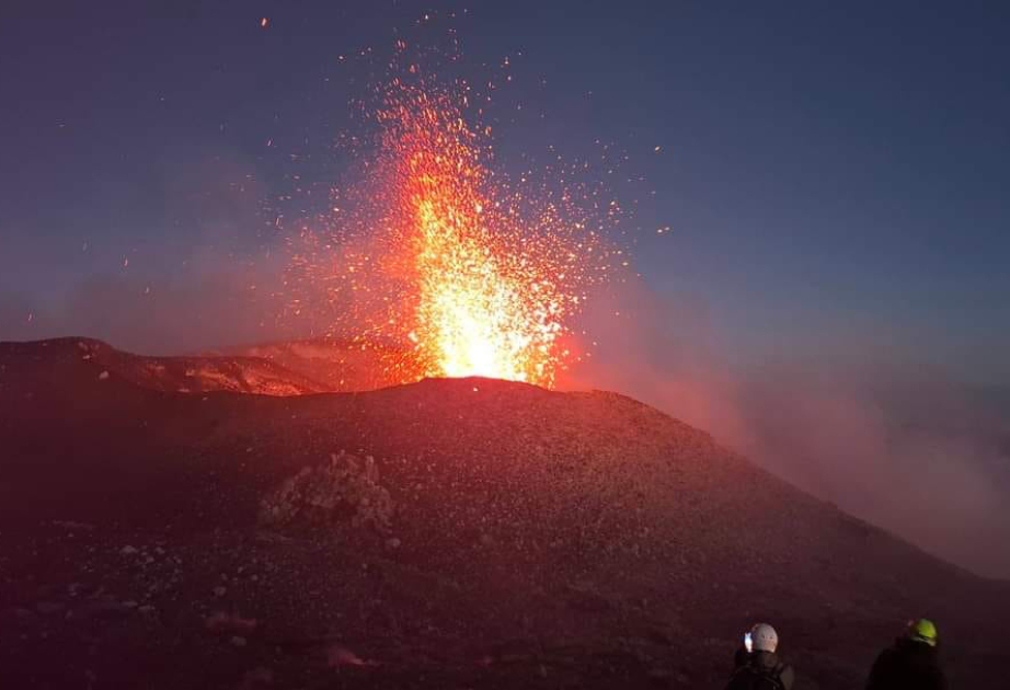 Volcanic activity continues at Mount Etna in Italy