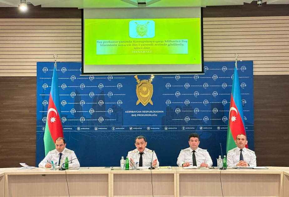 Korrupsiyaya qarşı Mübarizə Baş İdarəsində 2024-cü ilin I yarımilinə həsr olunmuş əməliyyat müşavirəsi keçirilib