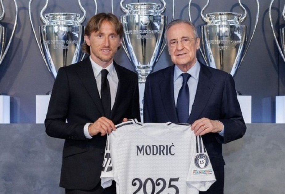 Luka Modric signs new one-year Real Madrid contract