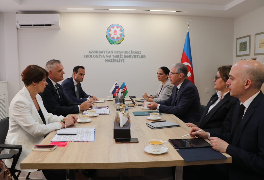 Sloveniyanın ətraf mühit, iqlim və energetika naziri ilə COP29-a hazırlıqla bağlı fikir mübadiləsi aparılıb