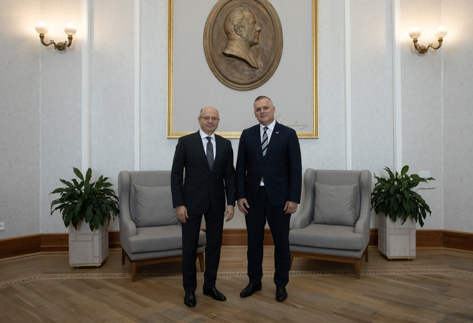 Energetika naziri sloveniyalı həmkarı ilə enerji əməkdaşlığını müzakirə edib