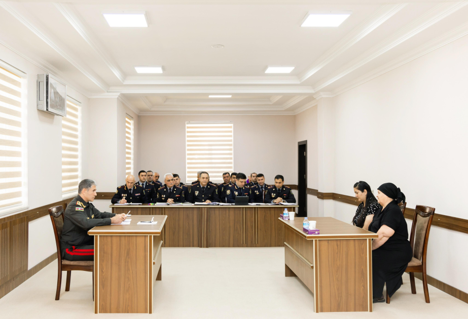 Daxili işlər naziri Quba rayonunda vətəndaş qəbulu və sıra baxışı keçirib