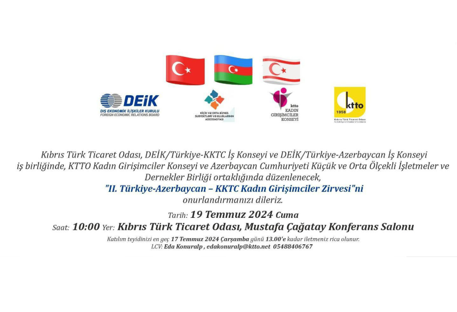 Women entrepreneurs of Türkiye, Azerbaijan and Turkish Republic of Northern Cyprus to convene in Lefkosa