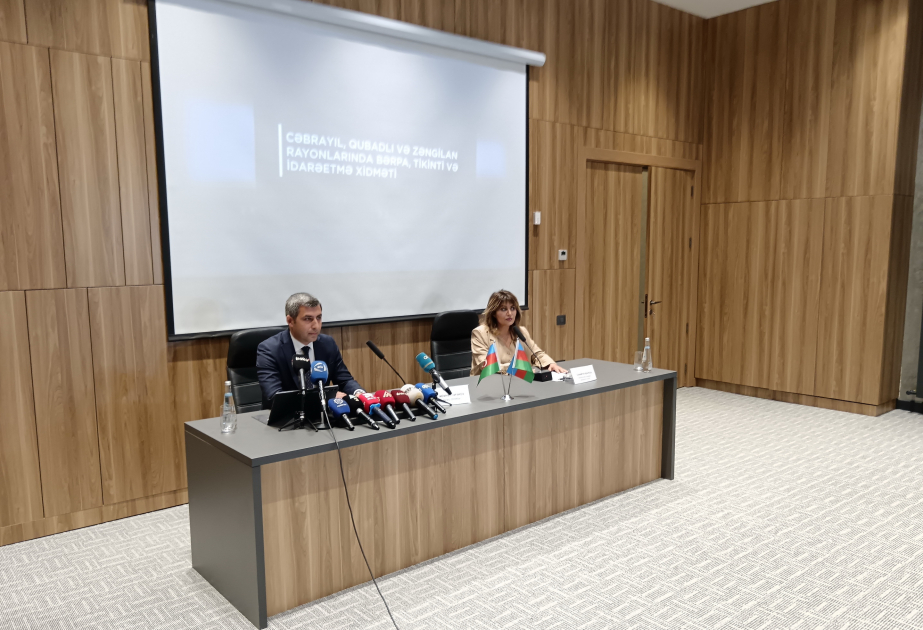 Cəbrayıl, Qubadlı və Zəngilan rayonlarında Bərpa, Tikinti və İdarəetmə Xidməti tərəfindən 3 rayonda görülən işlər açıqlanıb VİDEO
