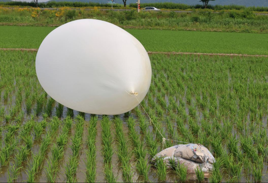 Nordkorea schickt erneut Müll-Ballons über die Grenze nach Südkorea