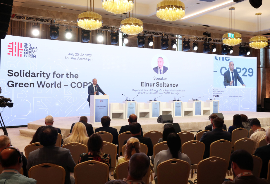 Şuşa Forumunda “Yaşıl dünya naminə həmrəylik - COP29” adlı təqdimat keçirilib