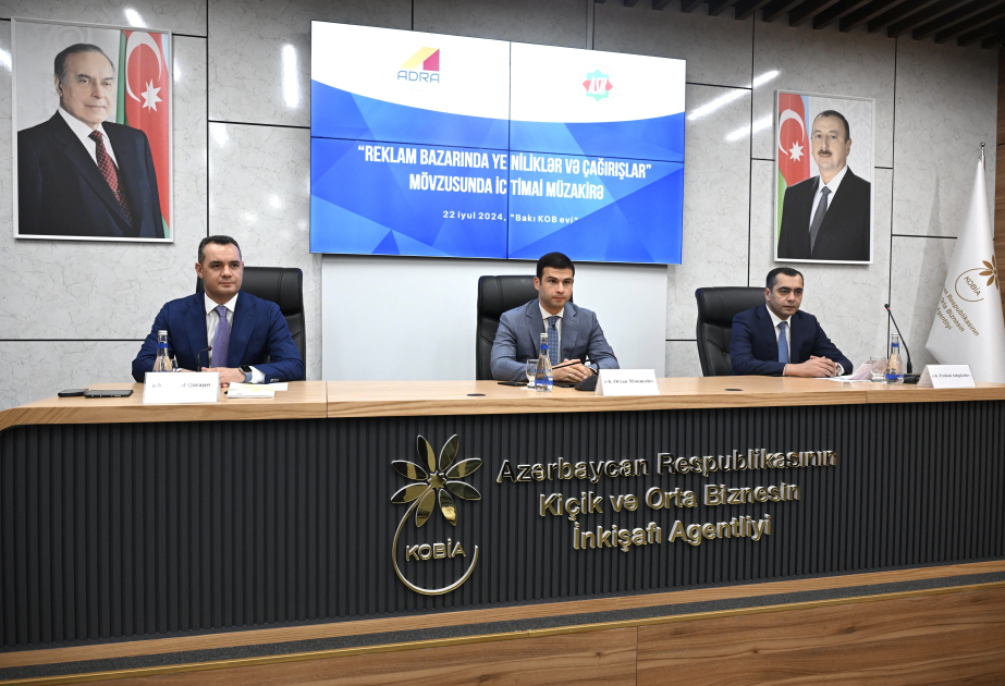 Reklam sektorunun inkişafına dair ictimai müzakirə təşkil olunub