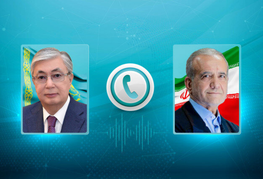 Qazaxıstan və İran prezidentləri arasında telefon danışığı olub