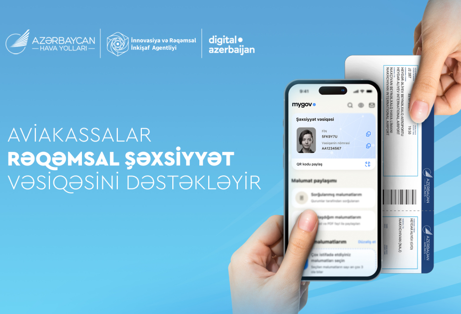 AZAL внедряет цифровые удостоверения личности для приобретения авиабилетов в Нахчыван