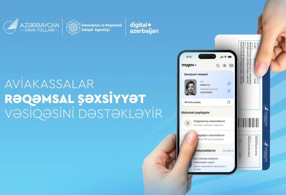 AZAL introduces digital ID cards for ticket purchases to Nakhchivan