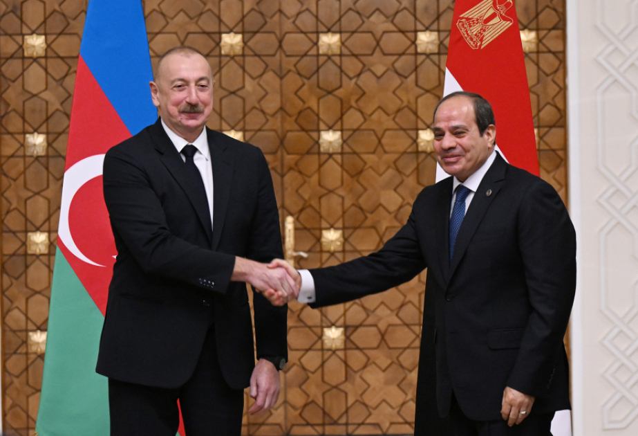 Präsident Ilham Aliyev: Wir legen großen Wert auf traditionelle Freundschafts- und Kooperationsbeziehungen mit Ägypten