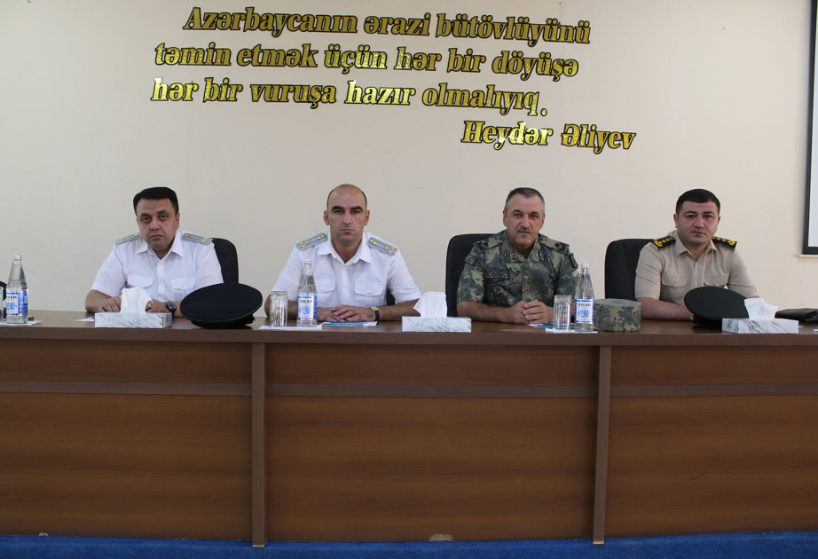 Hərbi Prokurorluq hərbçilərlə birlikdə Yevlaxda tədbir keçirib