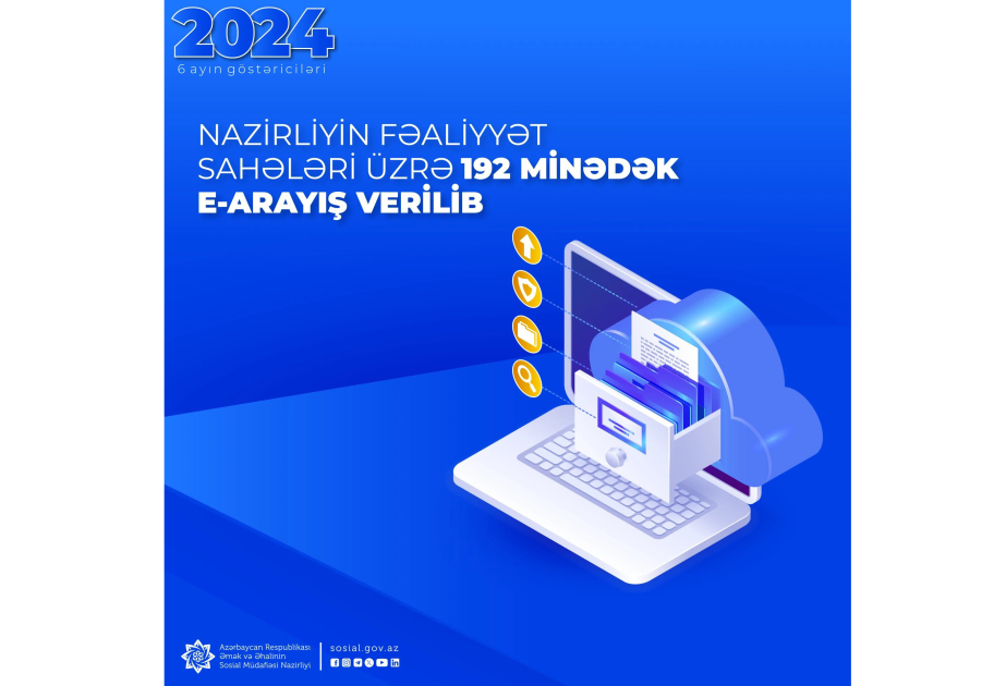 Yanvar-iyun aylarında sosial sahə üzrə 192 minədək e-arayış verilib